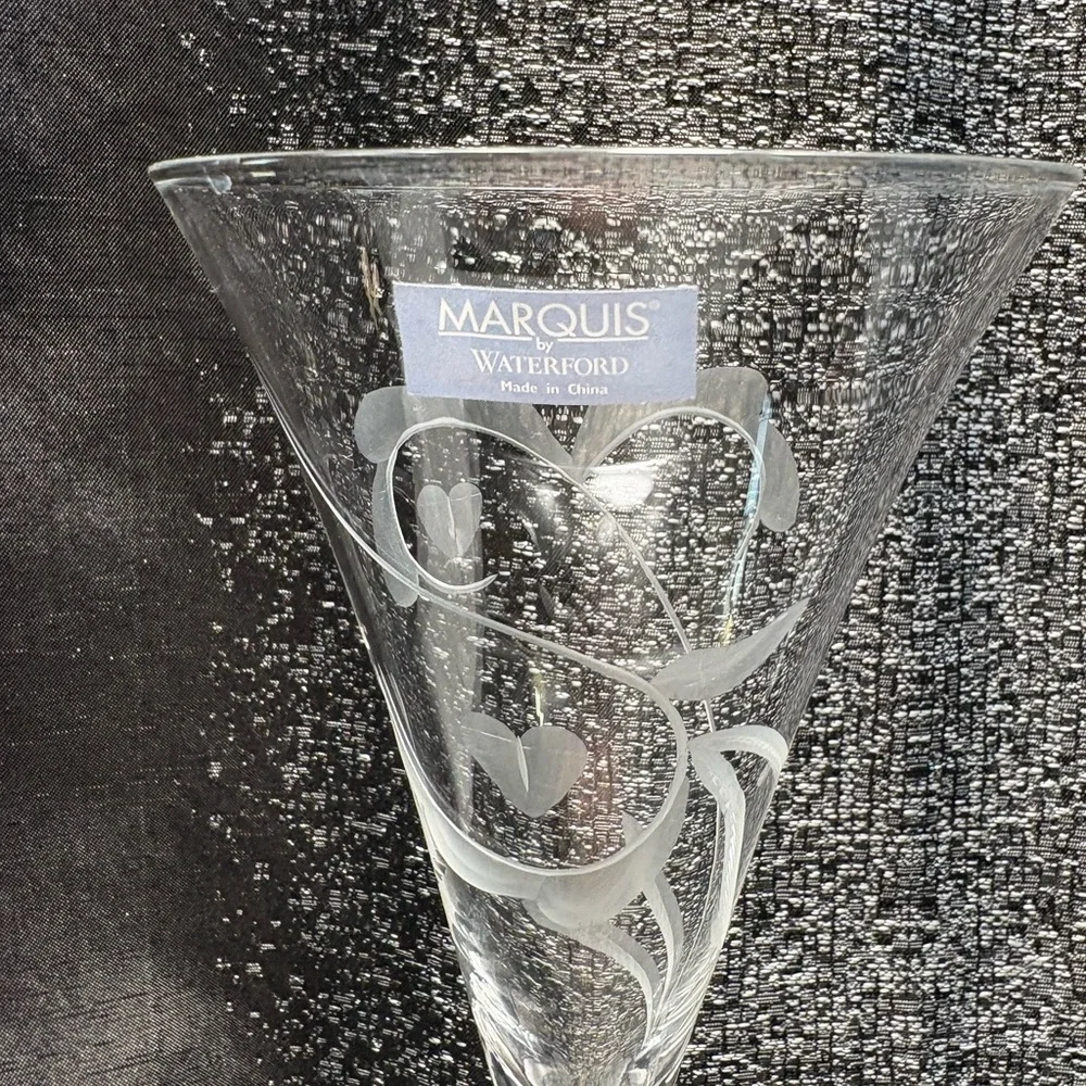 Waterford Crystal Celebration Toasting Flutes Marquis Pattern-Set of 2